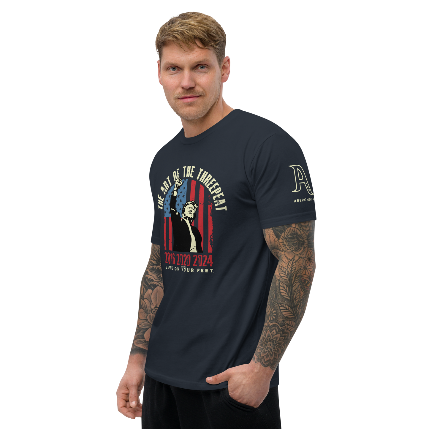 THE ART OF THE THREEPEAT T-shirt (color)